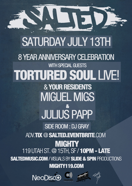 Salted Music 8 Year Anniversary - Mighty SF